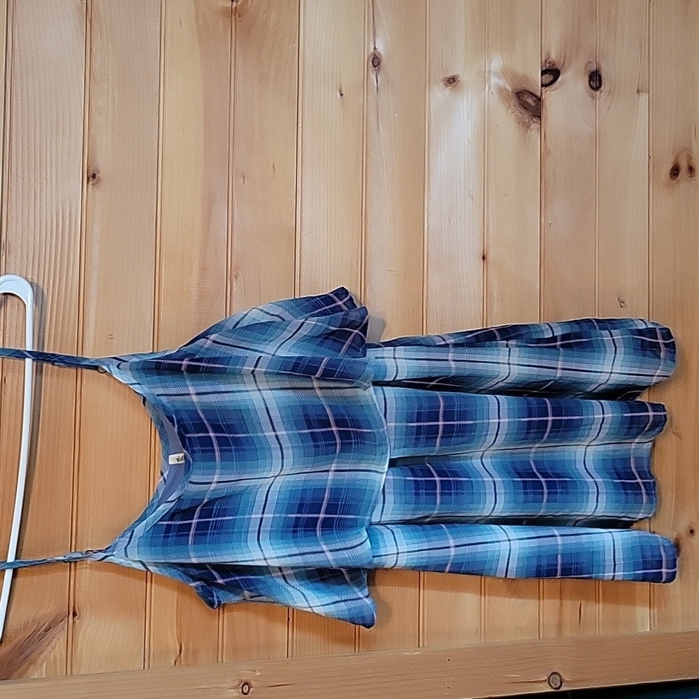 Wallflower women's plaid sundress